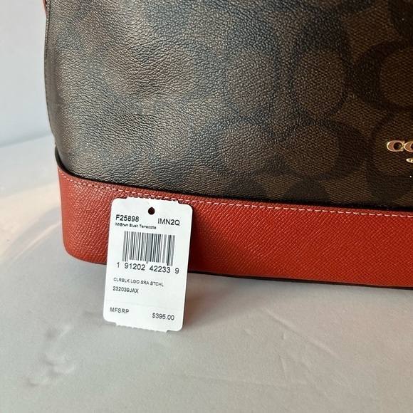 Coach Black and Red Women's Satchel - Picture 9 of 9